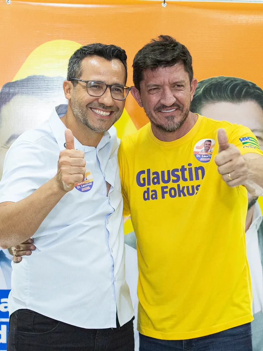 Dr. Lourival ao lado do deputado federal Glaustin da Fokus
